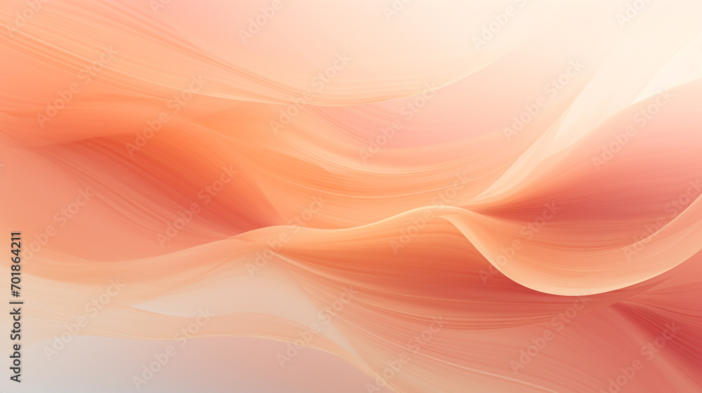 Wall mural peach fuzz abstract color background.