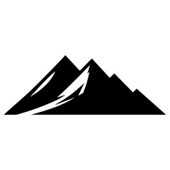 Mountain logo vector silhouette, mountain vector silhouette