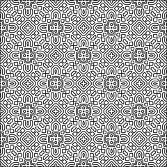 Abstract shapes.Abstract patterns from lines.White wallpaper. Vector graphics for design, textile, decoration, cover, wallpaper, web background, wrapping paper, fabric, packaging.Repeating pattern.