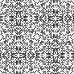 Abstract shapes.Abstract patterns from lines.White wallpaper. Vector graphics for design, textile, decoration, cover, wallpaper, web background, wrapping paper, fabric, packaging.Repeating pattern.