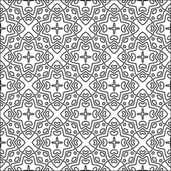 Abstract shapes.Abstract patterns from lines.White wallpaper. Vector graphics for design, textile, decoration, cover, wallpaper, web background, wrapping paper, fabric, packaging.Repeating pattern.