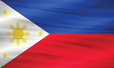 Illustration of Philippines Flag and Editable Vector Philippines Country Flag