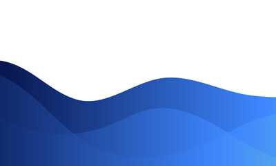Dark Blue abstract wave background with white background
