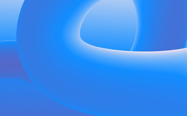 Blue and white business wave banner background
