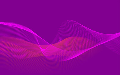 Abstract pink gradient background, Pink wave