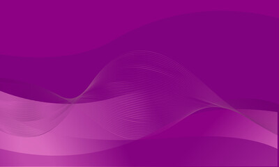 Naklejka premium Abstract pink background with flowing line. Vector illustration