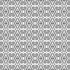 Abstract patterns.Abstract shapes from lines. Vector graphics for design, prints, decoration, cover, textile, digital wallpaper, web background, wrapping paper, clothing, fabric, packaging, cards.