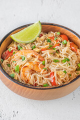 Bowl of pad thai