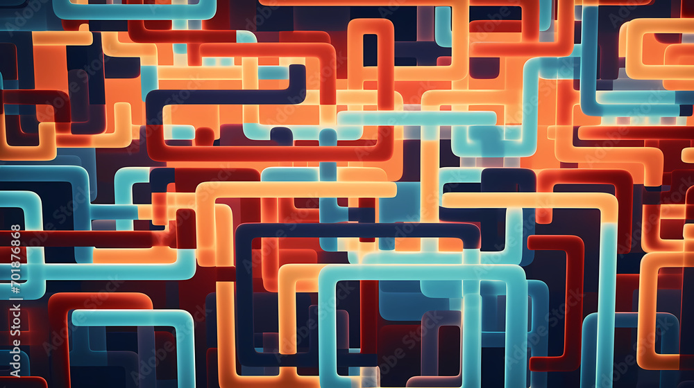 Wall mural digital technology abstract graphics poster web page ppt background, abstract background