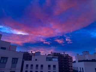 Nubes en el cielo 