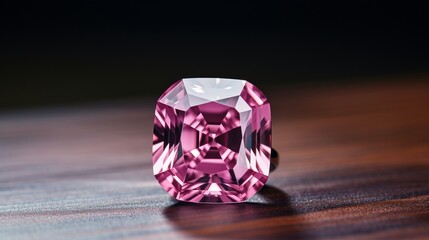 A stunning Poudretteite gemstone in a high-resolution 8K image, showcasing its vibrant...