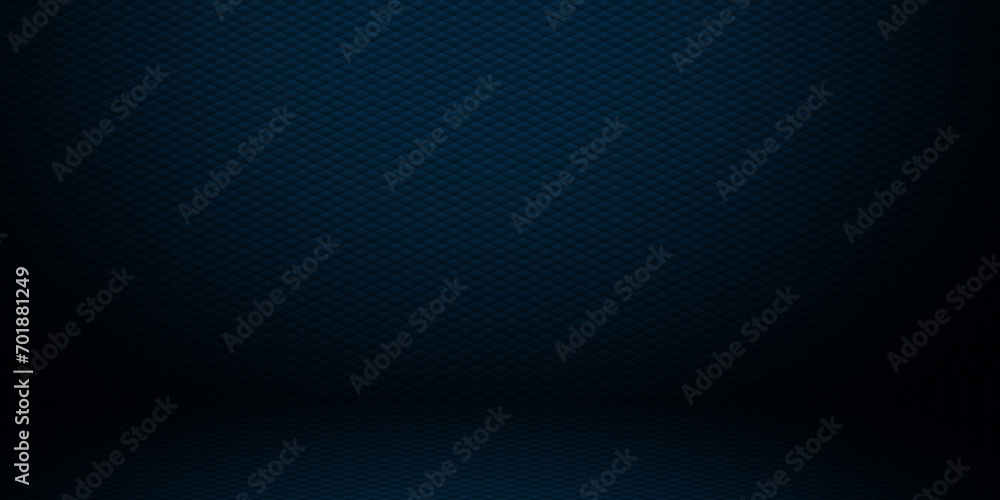 Poster empty blue color studio room background, can use for background and product display