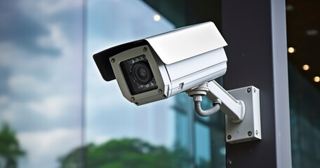 Secure Surveillance - CCTV Security camera. Generative AI