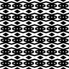 Abstract Shapes.Vector seamless black and white pattern.Design element for prints, decoration, cover, textile, digital wallpaper, web background, wrapping paper, clothing, fabric, packaging, cards.