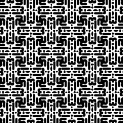 
Abstract Shapes.Vector seamless black and white pattern.Design element for prints, decoration, cover, textile, digital wallpaper, web background, wrapping paper, clothing, fabric, packaging, cards.