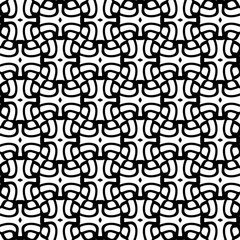 
Abstract Shapes.Vector seamless black and white pattern.Design element for prints, decoration, cover, textile, digital wallpaper, web background, wrapping paper, clothing, fabric, packaging, cards.