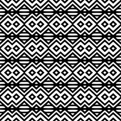 Abstract Shapes.Vector seamless black and white pattern.Design element for prints, decoration, cover, textile, digital wallpaper, web background, wrapping paper, clothing, fabric, packaging, cards.