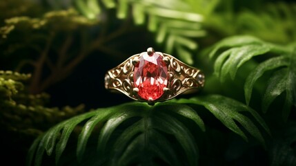 An 8K photo capturing the vivid, red hues of a stunning carnelian gemstone
