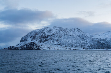 Wintertime Serenity in a Norwegian Fjord Village