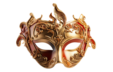 Opera carnival mask cut out