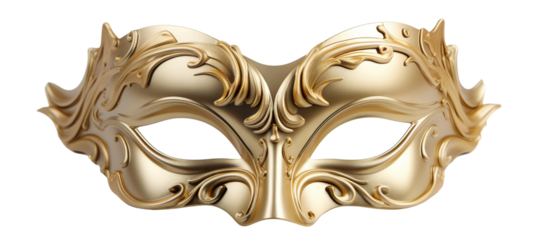 Opera carnival mask cut out