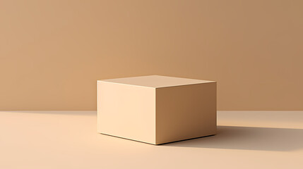 3D rendering minimalist background product booth, podium, stage, product commercial photography background, cosmetics booth