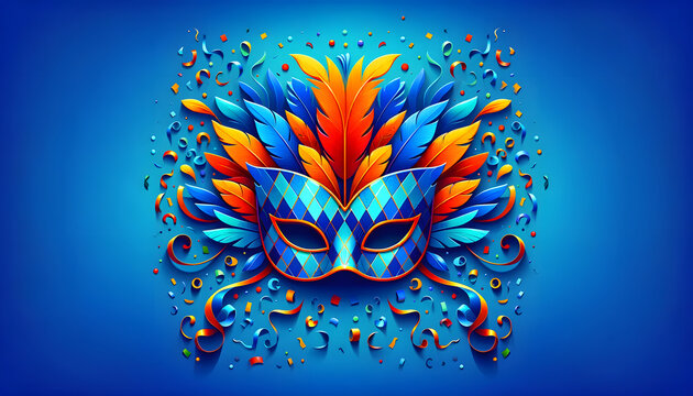 Carnival Extravaganza Mask Design