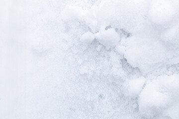 White crunchy grainy textured snow background.