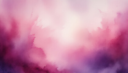 Soft watercolor strokes in shades of pink, magenta, and violet, creating a gentle and soothing background reminiscent of watercolor paintings