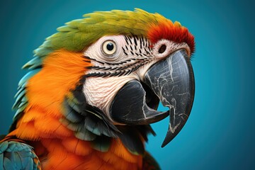 Obraz premium Portrait of a cute and colored parrot