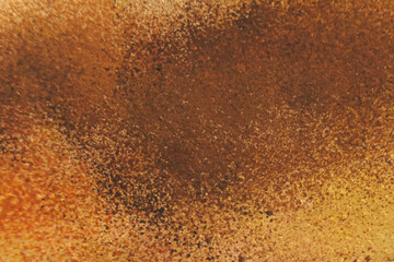 Fototapeta na wymiar Leather texture with orange-brown undertones used as a classic background.