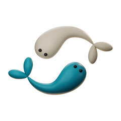 Chinese New Year orange Icon 3d rendering on isolated background 