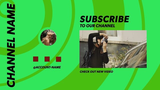 Social Video End Card and Clean Outro Screen