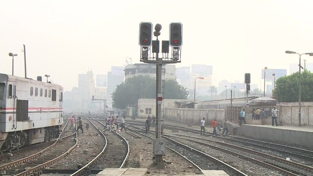 Misr Station is the main railway station of Cairo, Egypt.