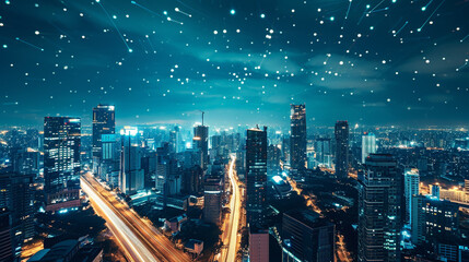 Smart city with data-driven solutions for energy efficiency, AI Generated