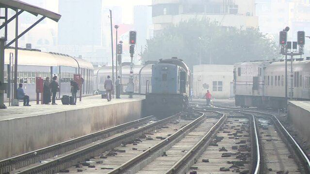 Misr Station is the main railway station of Cairo, Egypt.