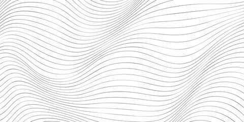 Wavy lines pattern, optical illusion design. Simple abstract geometric background