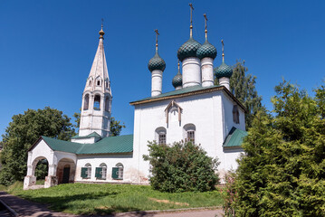 Fototapeta na wymiar Church Nikola Rubleny in Yaroslavl, Golden Ring of Russia.