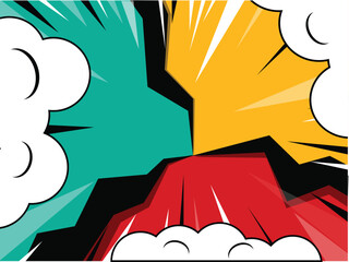  comic book background vintage pop art superhero background for comics, comic background with dot pattern halftone abstract vector flash texture