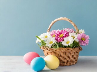 Fototapeta na wymiar Easter eggs background/wallpaper
