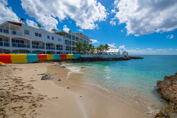 The Morgan Resort and Spa near Maho Beach on Sint Maarten, Dutch Caribbean. 