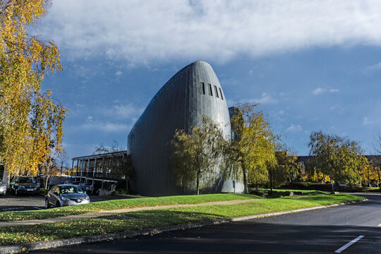 In Citywest, Dublin, Ireland, the building of the Tony Ryan Academy. The Academy, is now based at DCU  Glasnevin..