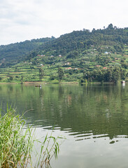 Fototapeta na wymiar Lake Bunyonyi, Uganda, East Africa
