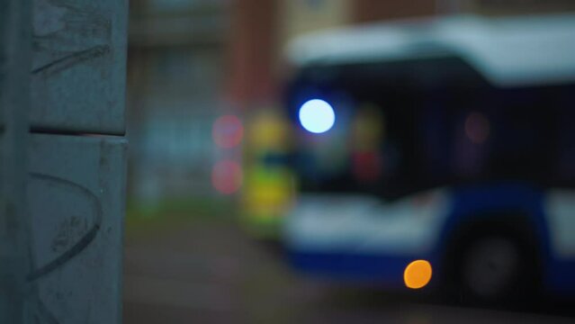 Nighttime urgency: Emergency vehicles in action