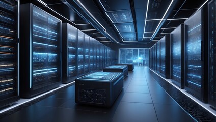 Obraz premium QuantumQuotient's Data Symphony: Harmonizing Future Insights. AI Generated