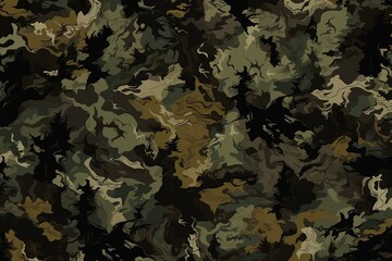 Green Forest Camo Pattern Digital Camouflage Background Outdoor Clothing Textile Natural Camping Hunting Hiking Texture - obrazy, fototapety, plakaty