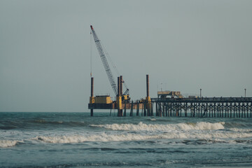 crane on the dock