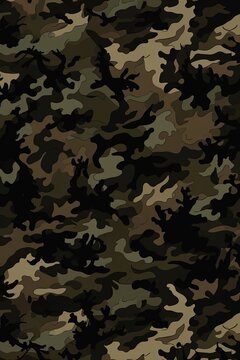 Retro Green Forest Camo Pattern Camouflage Background Outdoor Clothing Textile Natural Camping Hunting Hiking Texture
