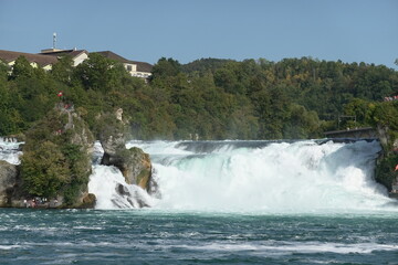 Fototapeta na wymiar Rheinfall - Wasserfall