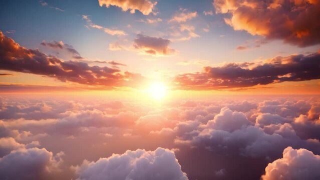雲海と夕陽モーション,Generative AI 
